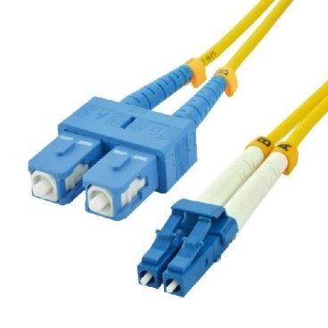 MCL FOS2 SCLC-2M câble de fibre optique SC LC OS2 Jaune