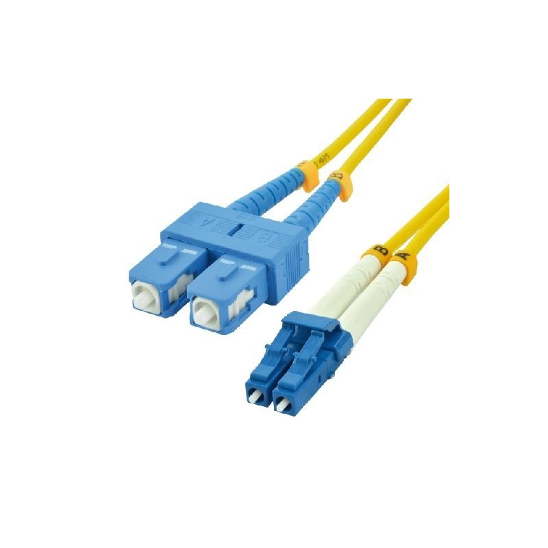 MCL FOS2 SCLC-2M câble de fibre optique SC LC OS2 Jaune