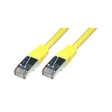 MCL Cable RJ45 Cat6 0.5m Yellow câble de réseau Jaune 0,5 m