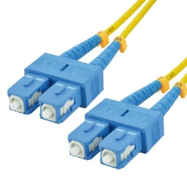 MCL FOS2 SCSC-2M câble de fibre optique SC OS2 Jaune