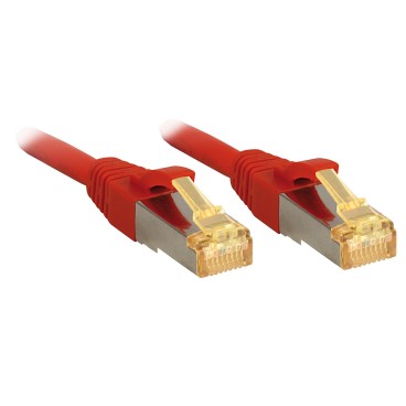 Lindy 47291 câble de réseau Rouge 0,5 m Cat7 S FTP (S-STP)