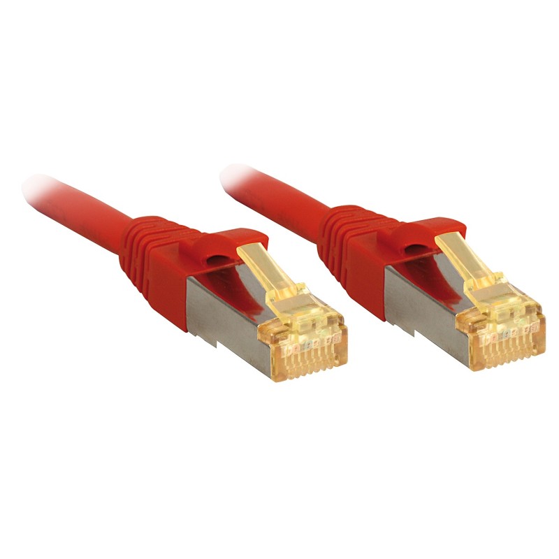 Lindy 47290 câble de réseau Rouge 0,3 m Cat7 S FTP (S-STP)