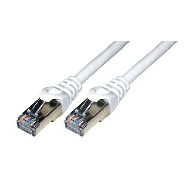 MCL FCC6BM-0.5M W câble de réseau Blanc 0,5 m Cat6