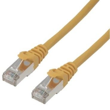 MCL 10m Cat6a F UTP câble de réseau Jaune F UTP (FTP)
