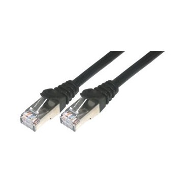 MCL Cable RJ45 Cat6 3m Black câble de réseau Noir