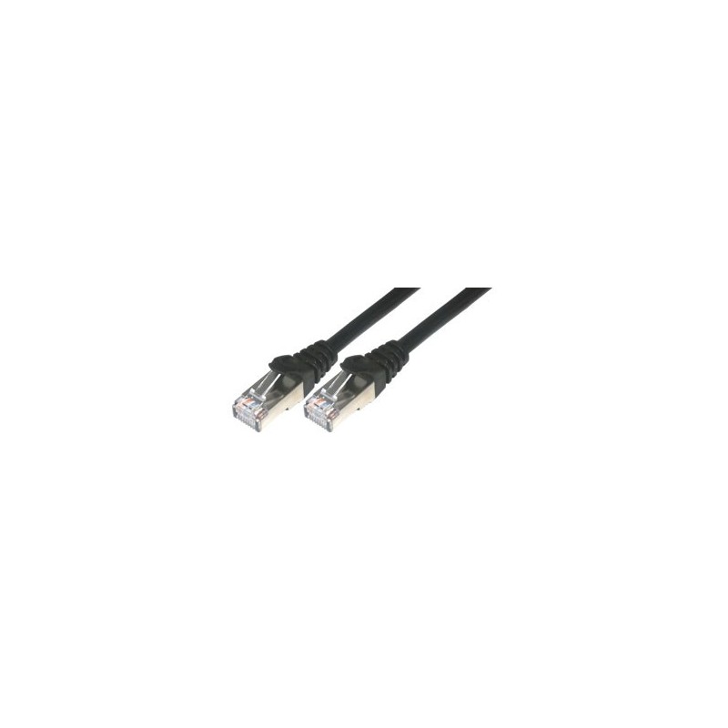MCL Cable RJ45 Cat6 3m Black câble de réseau Noir