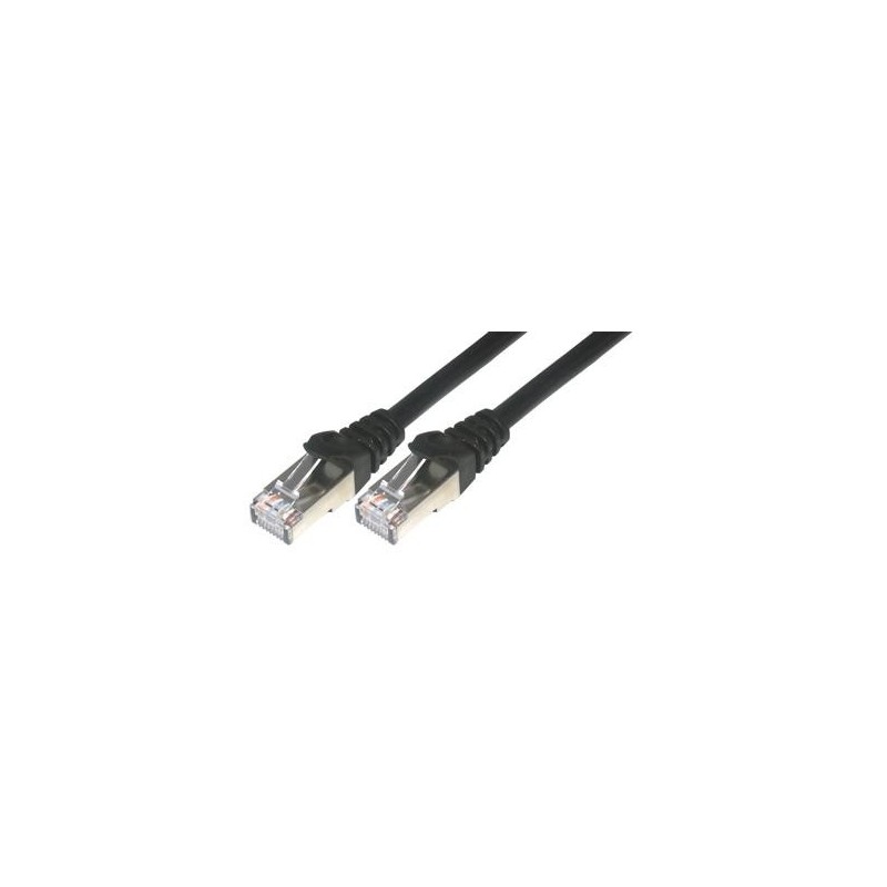 MCL FCC6BM-0.5M N câble de réseau Noir 0,5 m Cat6