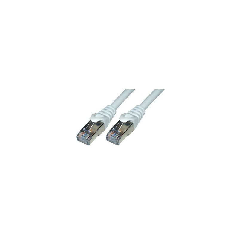 MCL Cable RJ45, CAT 6, Grey, 0.5 m câble de réseau Gris 0,5 m