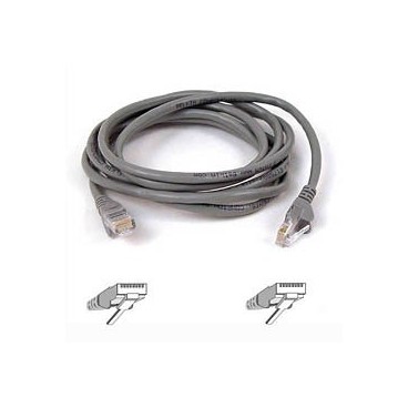 Belkin Cable patch CAT5 RJ45 snagless 2m grey câble de réseau Gris Cat5e U UTP (UTP)