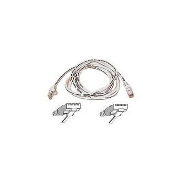 Belkin High Performance - Patch cable 5m UTP ( CAT 6 ) - white câble de réseau Blanc