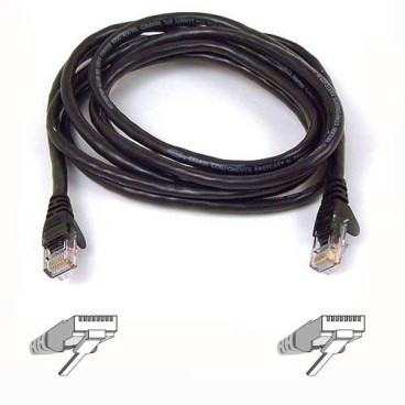 Belkin High Performance Category 6 UTP Patch Cable 2m Black câble de réseau Noir