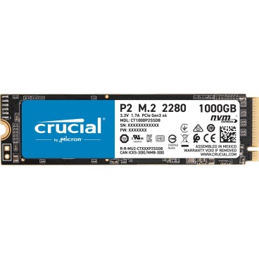 Crucial P2 M.2 1000 Go PCI Express 3.0 3D NAND NVMe