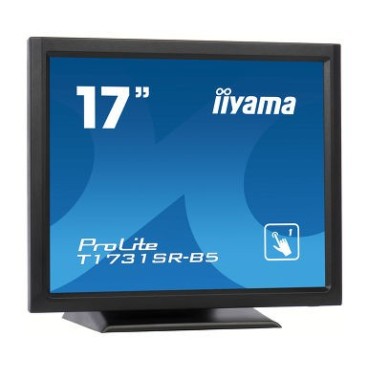 iiyama ProLite T1731SR-B5 moniteur à écran tactile 43,2 cm (17") 1280 x 1024 pixels une seule pression Noir