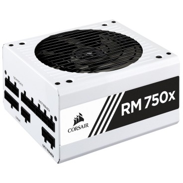 Corsair RM750x unité d'alimentation d'énergie 750 W 20+4 pin ATX ATX Noir, Blanc