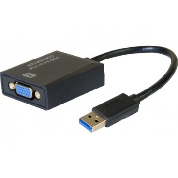 Hypertec 304901-HY adaptateur graphique USB 1920 x 1080 pixels Noir
