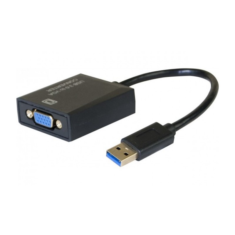Hypertec 304901-HY adaptateur graphique USB 1920 x 1080 pixels Noir