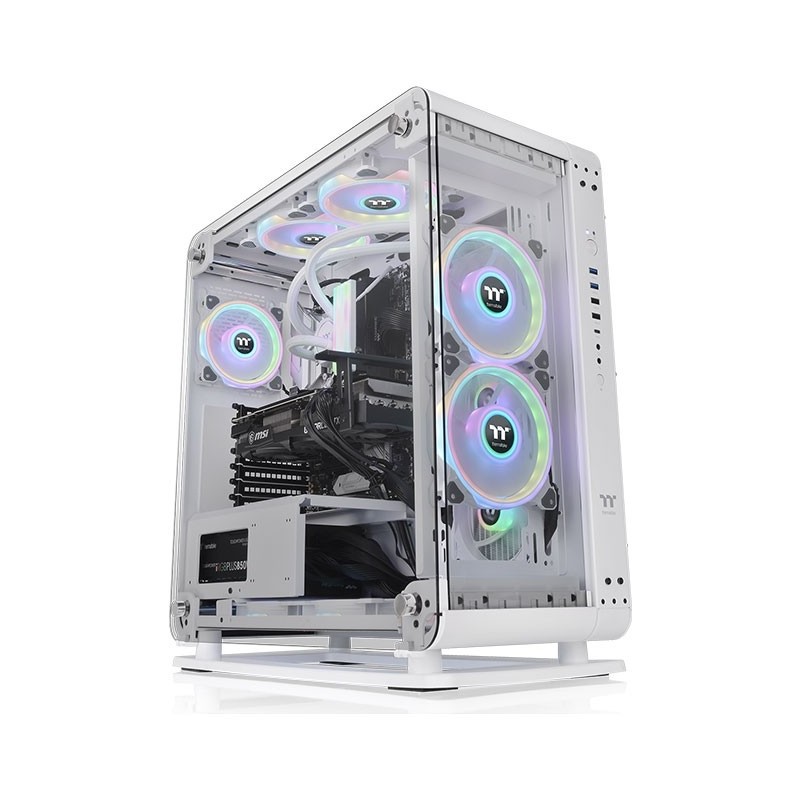 Thermaltake Core P6 Tempered Glass Snow Mid Tower Midi Tower Blanc