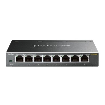 TP-Link TL-SG108S Non-géré L2 Gigabit Ethernet (10 100 1000) Noir