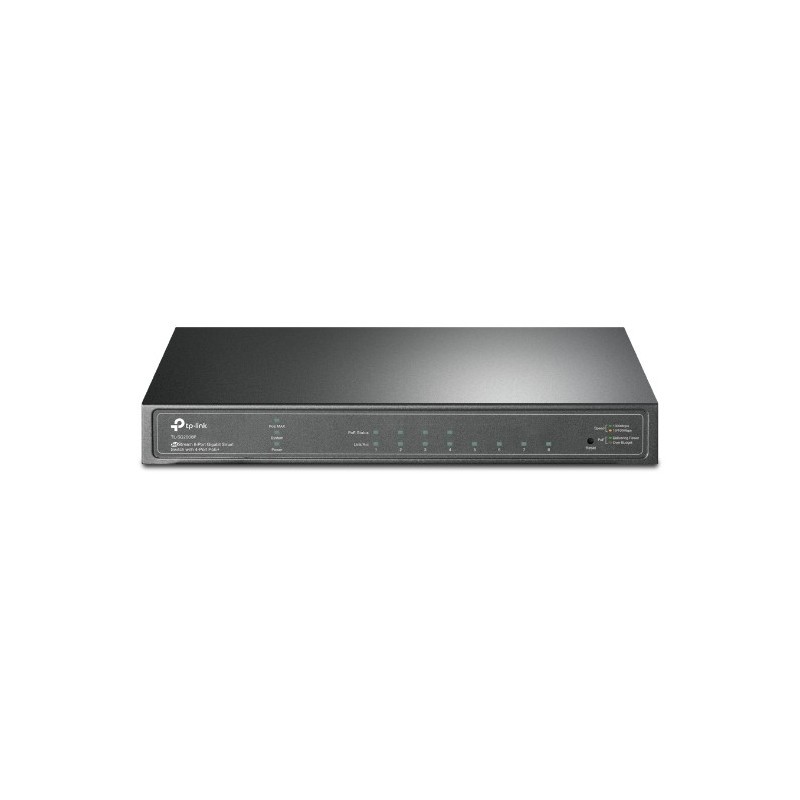 TP-Link TL-SG2008P commutateur réseau Géré Gigabit Ethernet (10 100 1000) Connexion Ethernet, supportant l'alimentation via ce