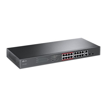 TP-Link TL-SL1218MP commutateur réseau Gigabit Ethernet (10 100 1000) Connexion Ethernet, supportant l'alimentation via ce port
