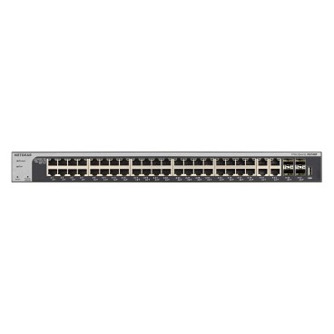 NETGEAR XS748T-100NES commutateur réseau Géré L2+ L3 10G Ethernet (100 1000 10000) Noir