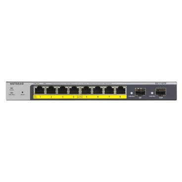 NETGEAR GS110TP Géré L2 L3 L4 Gigabit Ethernet (10 100 1000) Connexion Ethernet, supportant l'alimentation via ce port (PoE)