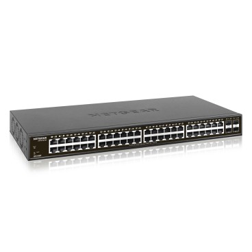 NETGEAR GS348T Géré Gigabit Ethernet (10 100 1000) Noir
