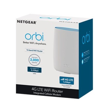 NETGEAR LBR20 routeur sans fil Gigabit Ethernet Bi-bande (2,4 GHz   5 GHz) 3G 4G Blanc