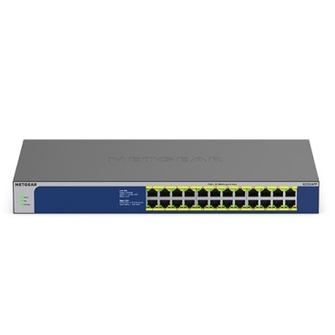 NETGEAR GS524PP Non-géré Gigabit Ethernet (10 100 1000) Connexion Ethernet, supportant l'alimentation via ce port (PoE) Gris