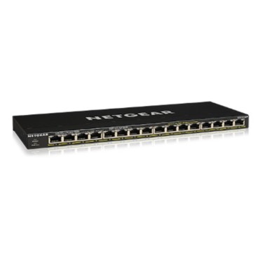NETGEAR GS316P Non-géré Gigabit Ethernet (10 100 1000) Connexion Ethernet, supportant l'alimentation via ce port (PoE) Noir