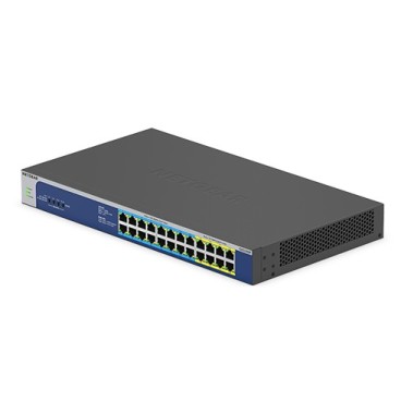 NETGEAR GS524UP Non-géré Gigabit Ethernet (10 100 1000) Connexion Ethernet, supportant l'alimentation via ce port (PoE) Gris