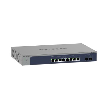 NETGEAR 8-Port Multi-Gigabit 10G Ethernet Smart Switch with 2 SFP+ Ports (MS510TXM) Géré L2+ 10G Ethernet (100 1000 10000) Gris