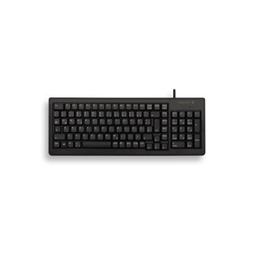 CHERRY XS G84-5200 COMPACT KEYBOARD, Clavier filaire miniature, USB PS2, noir, AZERTY - FR