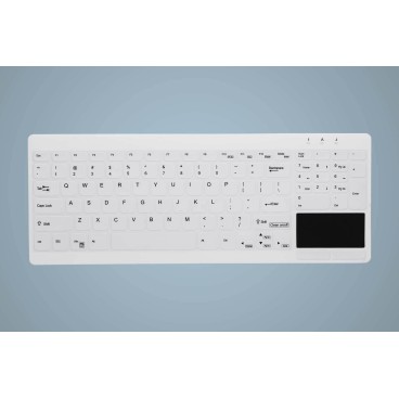 Contour Design Active Key AK-C7412 clavier Industriel USB Français Blanc