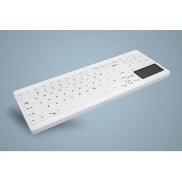 Contour Design Active Key AK-C7412 clavier Industriel USB Français Blanc