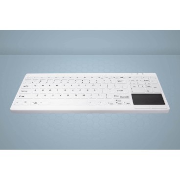 Contour Design Active Key AK-C7412 clavier Industriel USB Français Blanc