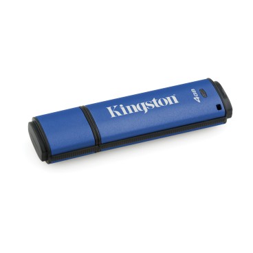 Kingston Technology DataTraveler Vault Privacy 3.0 4GB lecteur USB flash 4 Go USB Type-A 3.2 Gen 1 (3.1 Gen 1) Bleu