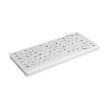 Contour Design Active Key AK-C4110 clavier Médical RF sans fil AZERTY Français Blanc