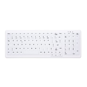 Contour Design Active Key AK-C7000 clavier Médical FR sans fil +USB AZERTY Français Blanc