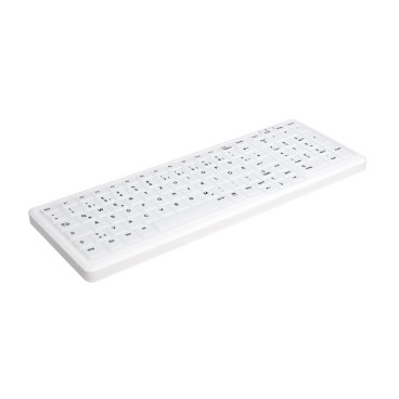 Contour Design Active Key AK-C7000 clavier Médical FR sans fil +USB AZERTY Français Blanc