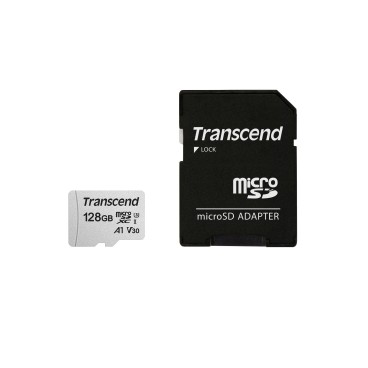 Transcend TS128GUSD300S-A mémoire flash 128 Go MicroSDXC NAND Classe 10