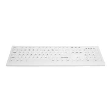 Contour Design Active Key AK-C8100F-FU1-W FR clavier Bureau RF sans fil AZERTY Français Blanc
