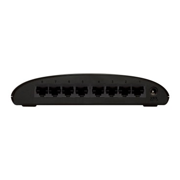 D-Link DES-1008D Non-géré Fast Ethernet (10 100) Noir
