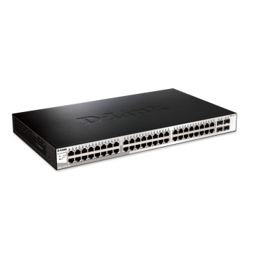 D-Link DGS-1210-52 commutateur réseau Géré L2 Gigabit Ethernet (10 100 1000) 1U Noir