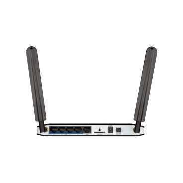 D-Link DWR-921 E routeur sans fil Fast Ethernet Monobande (2,4 GHz) 3G 4G Noir, Blanc