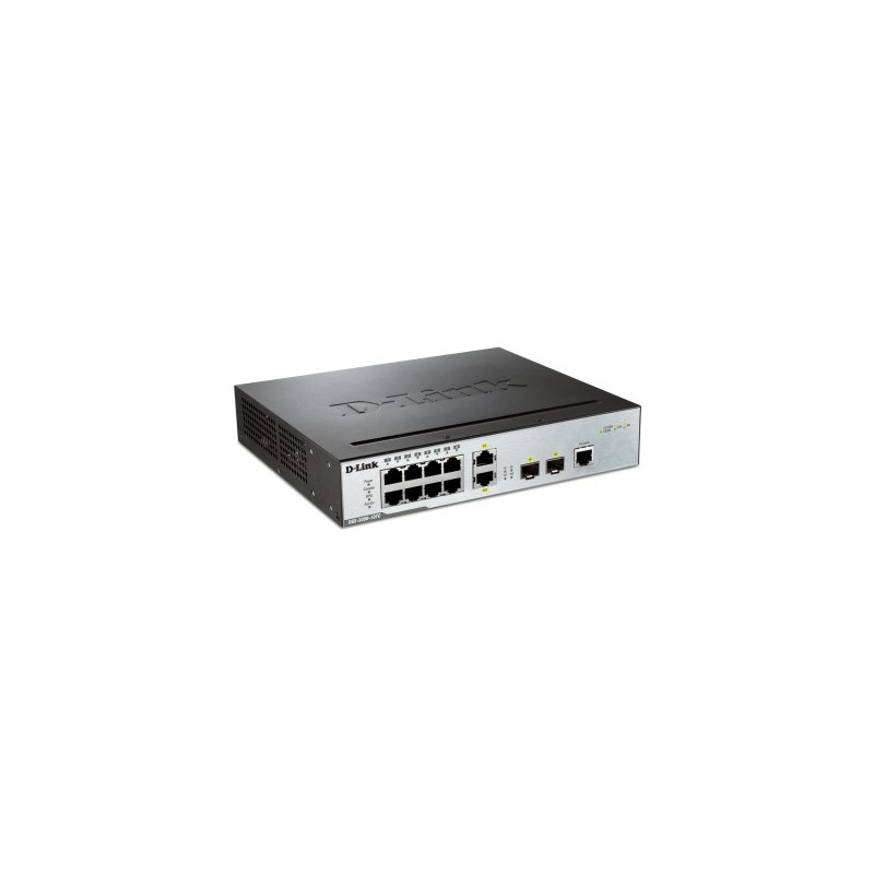 D-Link DGS-3000-10TC commutateur réseau L2 Gigabit Ethernet (10 100 1000) Connexion Ethernet, supportant l'alimentation via ce