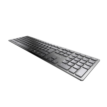 CHERRY KW 9100 SLIM clavier Universel RF sans fil + Bluetooth AZERTY Français Noir