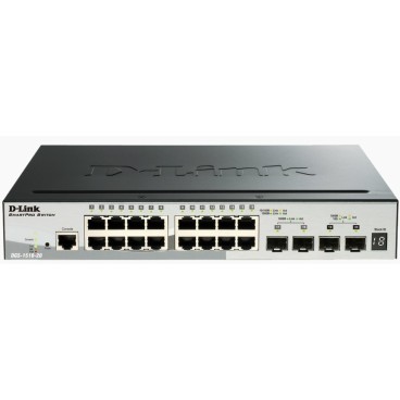 D-Link DGS-1510-20 commutateur réseau Géré L3 Gigabit Ethernet (10 100 1000) Noir