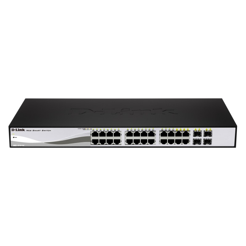 D-Link DGS-1210-24P commutateur réseau L2 Gigabit Ethernet (10 100 1000) Noir