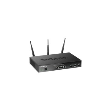 D-Link DSR-1000AC routeur sans fil Gigabit Ethernet Bi-bande (2,4 GHz   5 GHz) Noir